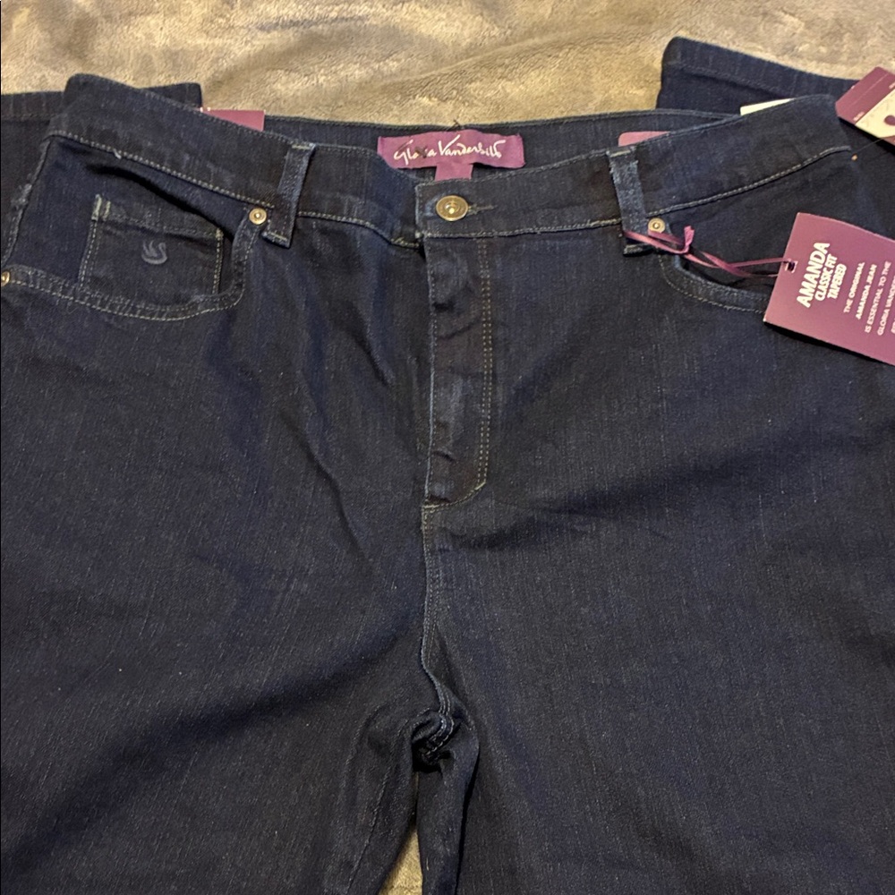 Gloria Vanderbilt Midnight Blue Stretch Jeans
